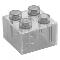 Duplo Brick 2 × 2 Trans-Clear