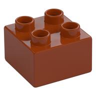 Duplo Brick 2 × 2 Dark Orange