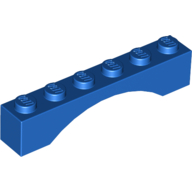 Brick Arch 1 × 6 Blue