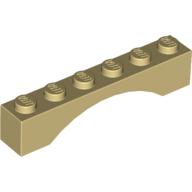 Brick Arch 1 × 6 Tan
