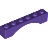 Stein Bogen 1 × 6 Dunkellila