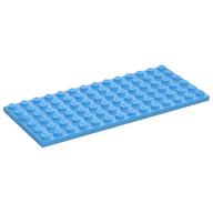 Platte 6 × 14 Mittelblau