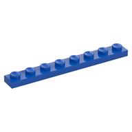 Platte 1 × 8 Blau