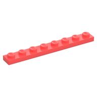 Plate 1 × 8 Coral