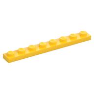 Plate 1 × 8 Yellow