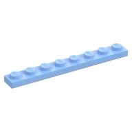 Plate 1 × 8 Bright Light Blue