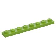 Plate 1 × 8 Lime