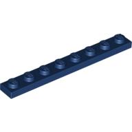 Plate 1 × 8 Dark Blue