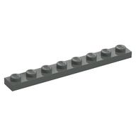 Plate 1 × 8 Dark Gray