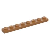 Platte 1 × 8 Mittelnougat