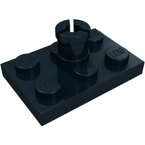 Plate Special 2 × 3 with Helicopter Rotor Holder Schwarz
