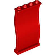 Wall Panel 1 × 4 × 6 Curved Vertically Rot