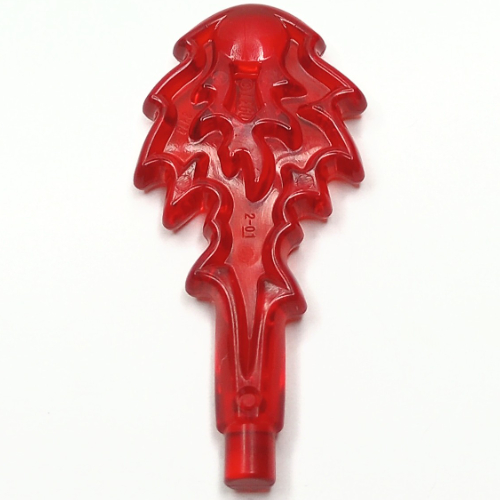 Wave / Power Burst / Flame / Magic Spell Effect, Splash Stretched with Bar Trans-Red