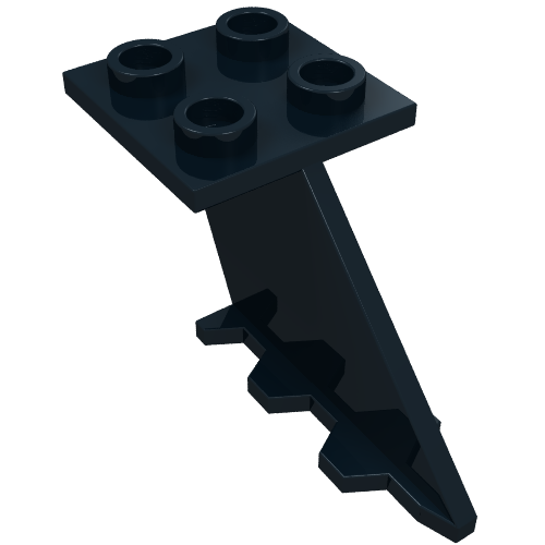 Schwanz 4 × 2 × 2 Schwarz