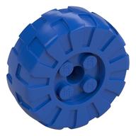 Wheel Hard Plastic Large, D.36, with 4 Studs Blau