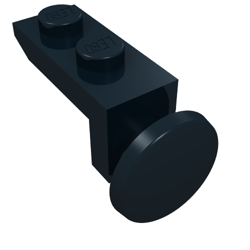 Train Buffer Single Schwarz