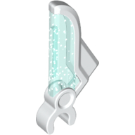 Wing with Clip Glitter Trans-Blue Pattern in 