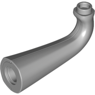 Animal Body Part, Horn / Mammoth Trunk in Light Bluish Gray