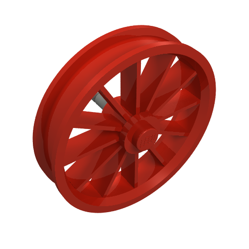 Wheel Spoked Large Rot
