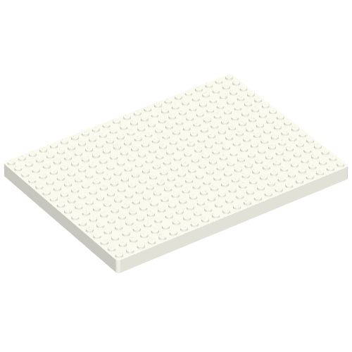 BYGGLEK Deckel, 16 × 22 × 1 Weiß