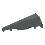 Brick Wedged, Sloped 2 × 5 Left Dark Bluish Gray