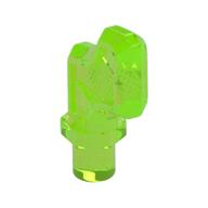 Headwear Accessory Helmet Wing with Pin Transparent-Hellgrün