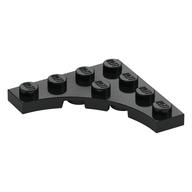 Plate Special 4 × 4 with 3 × 3 Quarter Round Cutout