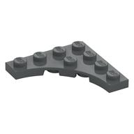 Plate Special 4 × 4 with 3 × 3 Quarter Round Cutout Dunkelblaugrau