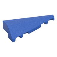 Brick Wedged, Sloped 2 × 5 Right Blue