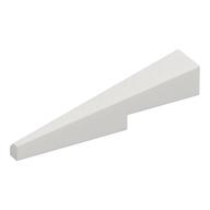 Brick Wedged, Sloped 2 × 5 Right White