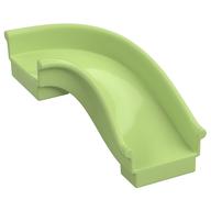 Duplo Playground Slide Curved Right 90° Yellowish Green