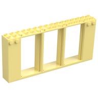 Frame 2 × 16 × 6 with Knobs Bright Light Yellow