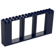 Frame 2 × 16 × 6 with Knobs Dark Blue