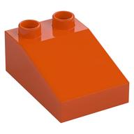 Duplo Brick 3 × 2 Slope 33° Reddish Orange