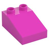 Duplo Stein 3 × 2 Dachstein 33° Dunkelrosa