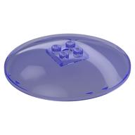 Dish 8 × 8 Inverted [Radar], Solid Studs, Squared Anti-stud Underside, Anti-Studs on Edges Trans-Purple