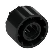 Technic Driving Ring Extension, 8 Ridges Black