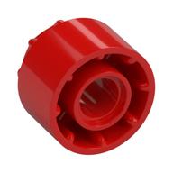 Technic Driving Ring Extension, 8 Ridges Red