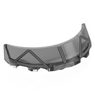 Windscreen 3 × 6 × 1 Curved with Light Bluish Grey Frame print Trans-Black