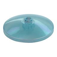 Dish 4 × 4 Inverted with Open Stud [Radar] Opal Trans-Light Blue