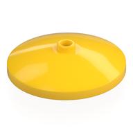 Dish 4 × 4 Inverted with Open Stud [Radar] Gelb