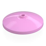 Dish 4 × 4 Inverted with Open Stud [Radar] Bright Pink