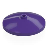 Dish 4 × 4 Inverted with Open Stud [Radar] Dunkellila