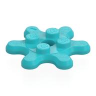 Plate Special 2 × 2 Splat Gear, 6 Teeth Medium Azure