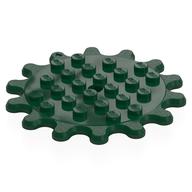Plate Special 6 × 6 Splat Gear, 14 Teeth Dark Green