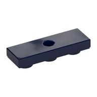 Tile Special 1 × 3 Inverted with Center Hole Dark Blue