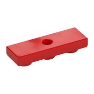 Fliese speziell 1 × 3 umgekehrt mit Mitte Loch Rot