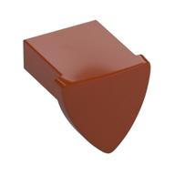 Animal Body Part, Dog Ear, Plate Special 1 × 1 Dunkelorange