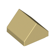 Dachstein doppelt 45° 1 × 1 Beige