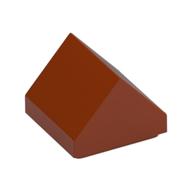 Brick Sloped Double 45° 1 × 1 Dark Orange